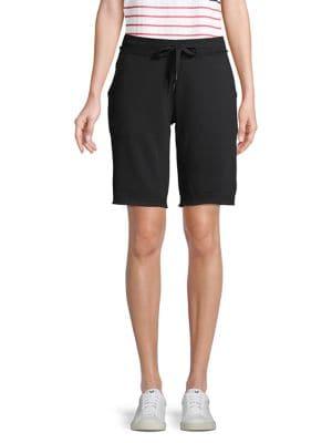 Marc New York Performance Raw-edge Drawstring Knit Shorts