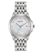 Bulova Ladies' Diamond-accented Bracelet Watch, 96p174