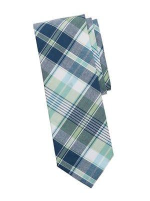 Brooks Brothers Madras Smoke Tie