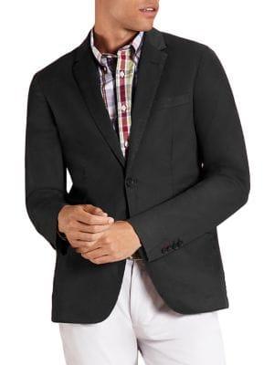 Brooks Brothers Notch Cotton Blend Sportcoat
