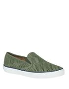 Sperry Seaside Perforated Leather Sneakers
