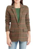 Lauren Ralph Lauren Plaid Textured Jacket