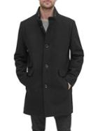Kenneth Cole New York Stand-collar Wool-blend Coat