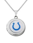 Dolan Bullock Nfl Indianapolis Colts Sterling Silver Locket Necklace