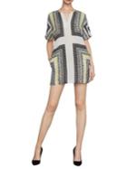 Bcbgmaxazria Stitch Scarf Shift Dress
