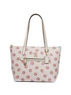 Coach Taylor Rose-print Leather Tote