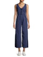 Bb Dakota Striped Wide-leg Jumpsuit