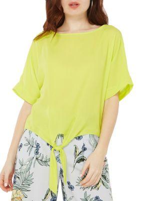 Dorothy Perkins Tie-front Drop-shoulder Top