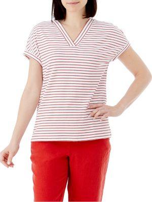Olsen Boho Love Striped V-neck Tee