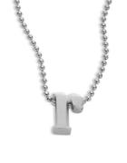 Alex Woo Icon Sterling Silver R Pendant Necklace