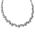 Givenchy Silver Collar Vine Necklace