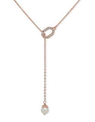 Ivanka Trump Rose Goldtone Faux-pearl Necklace