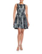 Ivanka Trump Floral Fit-and-flare Dress
