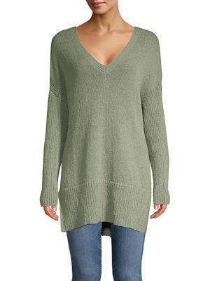 Jack By Bb Dakota Crisscross Dropped-shoulder Sweater