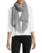 Lord & Taylor Cashmere Fringe Scarf