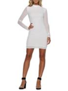 Tiger Mist Cleo Mesh-sleeve Mini Bodycon Dress