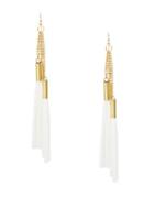 Design Lab Lord & Taylor Corded Fringe Drop Earrings