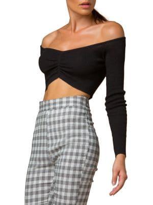 Tiger Mist Dimi Long-sleeve Fitted Top