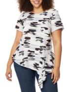 Rebel Wilson X Angels Plus Asymmetric Hem Top