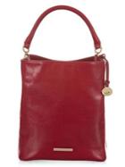 Brahmin Lava Topsail Amelia Leather Bucket Bag
