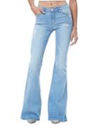Hudson Jeans Mia Aura Distressed Bell-bottom Jeans