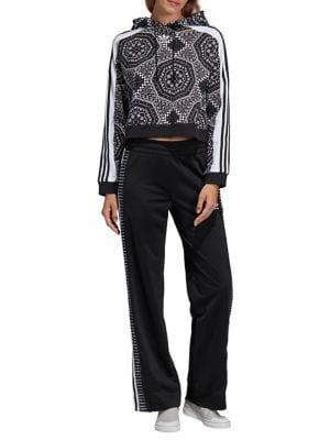 Adidas Kaleidoscope Cropped Hoodie