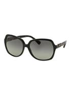 Coach 59mm Speckled Square Sunglasses