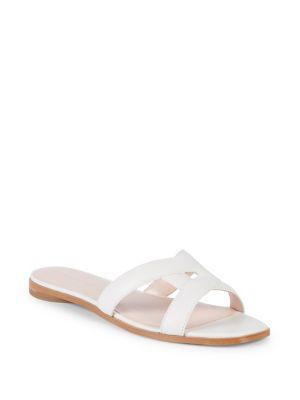 Avec Les Filles Blaye Leather Slide Sandals