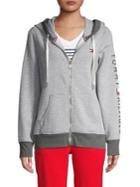 Tommy Hilfiger Performance Full-zip Cotton-blend Hoodie