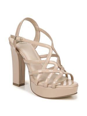 Fergalicious Priscella Faux Leather Slingback Platform Sandals