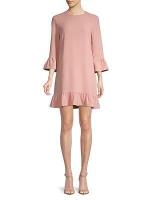 Wayf Ruffle Bell-sleeve Dress