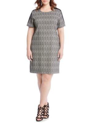 Karen Kane Plus Euro Knit Sheath Dress