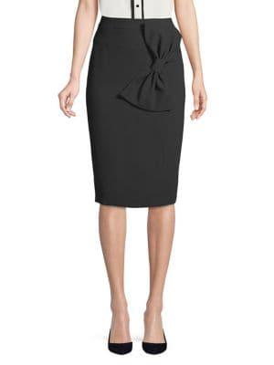 Eliza J Bodycon Bow Skirt