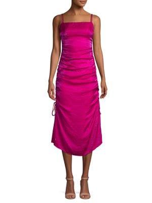 Finders Keepers Ruched Midi Dress