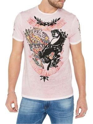 Buffalo David Bitton Tyhall Graphic Cotton Tee