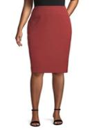 Albert Nipon Slim Pencil Skirt