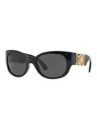 Versace 57mm Rock Icons Irregular Square Sunglasses