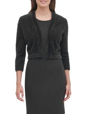 Tommy Hilfiger Fluffy Faux Fur Shrug