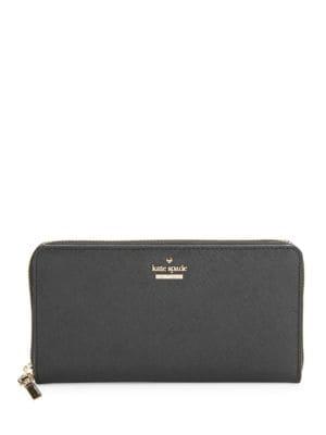 Kate Spade New York Cameron Street Lacey Zip Around Leather Wallet