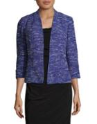 Nipon Boutique Heathered Open Front Jacket