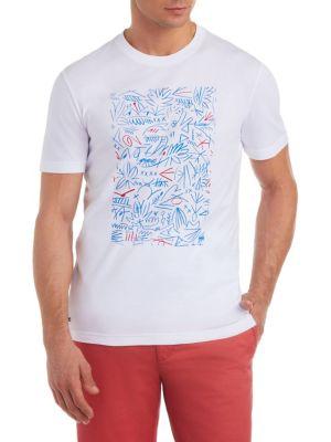 Lacoste Graphic Animation Jersey Print Tee