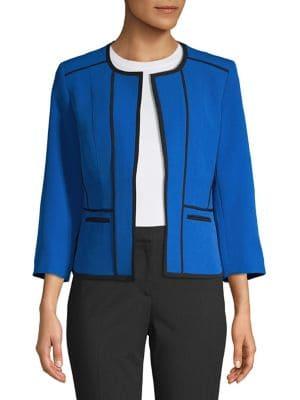 Nipon Boutique Open-front Cropped Jacket