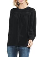 Vince Camuto Estate Jewels Pleated Puffed-sleeve Blouse