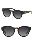 Ralph Lauren 50mm Round Tortoise Shell Sunglasses