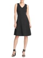 Donna Karan Glitter Fit-&-flare Dress