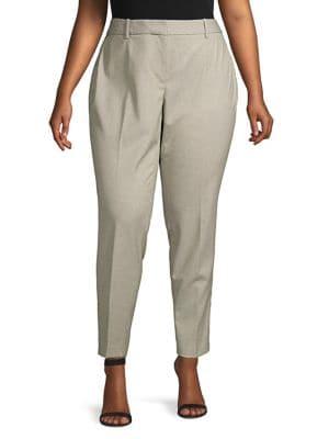 Calvin Klein Plus Dotted Slim Trousers