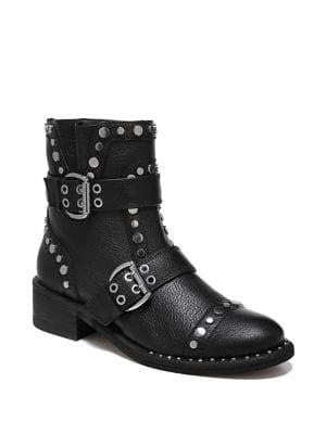 Sam Edelman Drea Studded Leather Ankle Boots