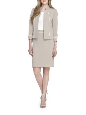 Tahari Arthur S. Levine Two-piece Splitback Jacket Suit Set