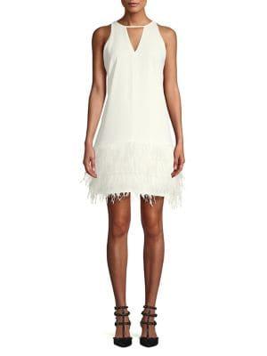 Sam Edelman Cut-out Feather Dress