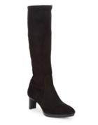 Aquatalia Dahlia Stretch-suede Knee-high Boots